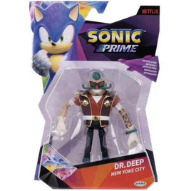 Dr. Deep New Yoke City Sonic Prime Action Figure 5"