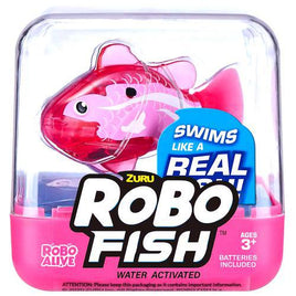 Robo Fish Robotic Swimming Fish Toy Pink 3"