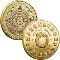 Aztec & Mayan Calendar Metal Coin