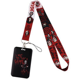 JIgsaw B  18" Lanyard with Badge Holder