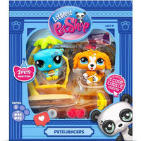 Sunset Pals Pet-fluencer Littlest Pet Shop Pair 2.5" (Owl & Spaniel)