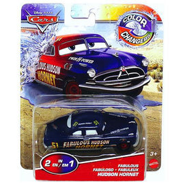 Fabulous Hudson Hornet Disney Cars Color Changers 1/55 Scale