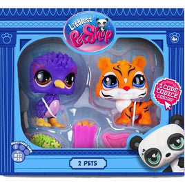 Yum-Yum Littlest Pet Shop Pet Pair 2.5" (Kiwi & Tiger)