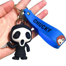 Ghost Face Scream Keychain 2.5"