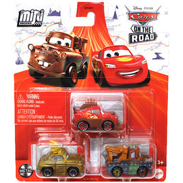 Disney Cars Diecast Mini Racers 3 Pack with Chieftess