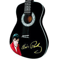 Elvis Presley Gold Signature Black Acoustic Mini Guitar