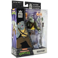 Rocksteady Teenage Mutant Ninja Turtles BST/AXN Action Figure 5"