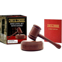 Law & Order: Mini Gavel Set with Sound RP Minis 3"