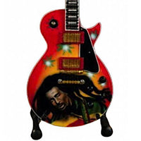 Bob Marley Tribute Reggae Model Miniature Guitar Replica Collectible