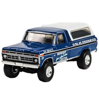 Midwest Center 1974 Ford F-250 with Camper Shell Greenlight 1/64