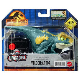 Velociraptor Uncaged Jurassic World Dominion 4" Click Tracker