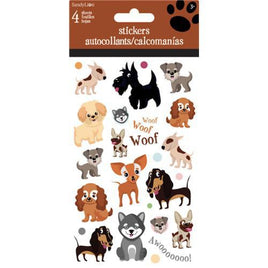 Playful Pups Stickers