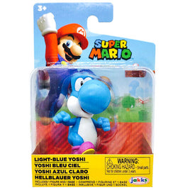 Light Blue Yoshi Super Mario 2.5" Action Figure.