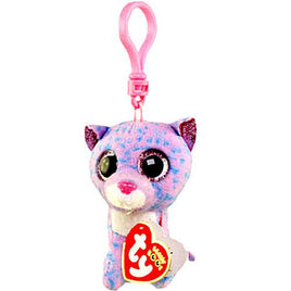 TY Beanie Babies Cassidy the Cat Backpack Clip 4" (Beanie Boos)