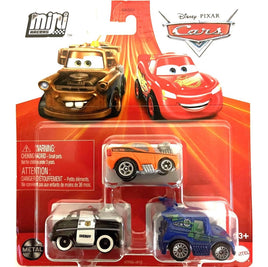 Disney Cars Diecast Mini Racers 3 Pack with Snot Rod