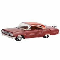 California Lowriders 1964 Chevy Impala Red Greenlight 1/64 Series 2