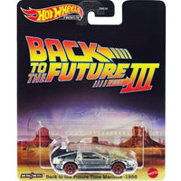 Time Machine Back To The Future III Hot Wheels Premium 1/64 Scale Diecast Car