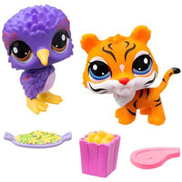 Yum-Yum Littlest Pet Shop Pet Pair 2.5" (Kiwi & Tiger)