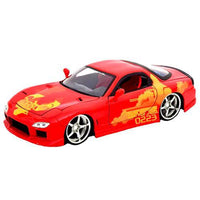 Mazda RX-7 Orange JLS Fast & Furious Jada Diecast 1/32