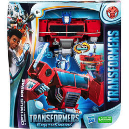 Transformers EarthSpark Spin Changer Optimus Prime 8" and Robby Malto 2"