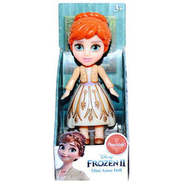 Anna Frozen Disney Mini Toddler Doll 3" Brown Dress