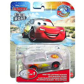 Road Trip Lightning McQueen Disney Cars Color Changers 1/55 Scale