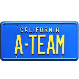 The A-Team License Plate