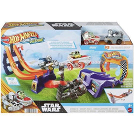 Hot Wheels RacerVerse Star Wars Grogu's Great Race Track Set