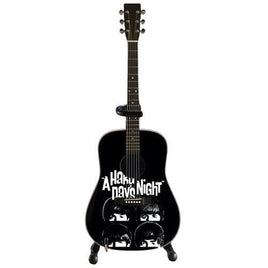 Beatles Fab 4 A Hard Days Night Acoustic Miniature Guitar Replica Collectible