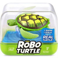 Robo Turtle Robotic Swimming Turtle Toy Green 3"