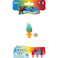 World's Smallest Good Luck Trolls Green Hair 2.5"