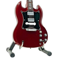 Angus Young AC/DC Epiphone SG SE Miniature Guitar Replica