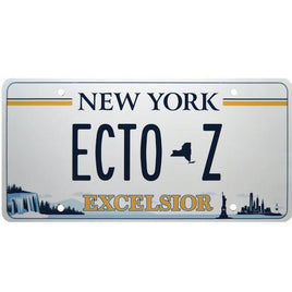 Ghostbusters Frozen Empire Mercedes-Benz Sprinter "ECTO Z" Metal Replica Prop License Plate