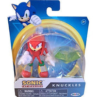 Sonic the Hedgehog Knuckles with Chaos Emerald Action Figure 2.5"