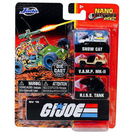 GI Joe Nano Hollywood Rides 3 Pack