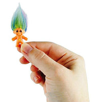 World's Smallest Good Luck Trolls Pink Hair 2.5"