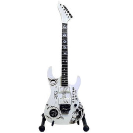 Kirk Hammet Ouija White Miniature Guitar Replica