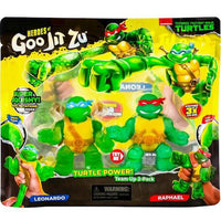 Heroes of Goo Jit Zu Teenage Mutant Ninja Turtles Power Team Leonardo and Raphael 2-Pack