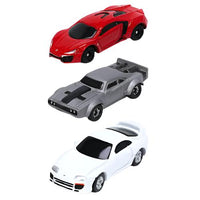 Fast & Furious Diecast Nano Hollywood Rides 3 Pack with Brian's Supra