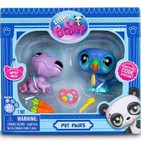 Artsy Pals Littlest Pet Shop Pet Pair 2.5" (Toucan & Chameleon)