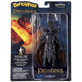 Sauron Lord of the Rings Noble Collection Bendable Action Figure 7.5"