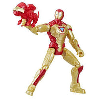 Marvel Mech Strike Mechasaurs Iron Man Action Figure 4"