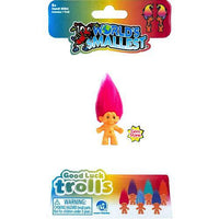 World's Smallest Good Luck Trolls Pink Hair 2.5"