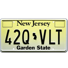 Sopranos Cadillac Escalade "42QVLT" Metal Stamped Replica Prop License Plate