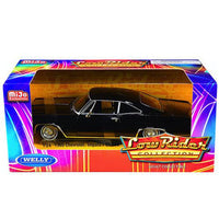 Welly Lowrider 1965 Cherolet Impala SS 396 Black with Brown Interior 1/24