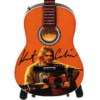 Kurt Cobain MTV Unplugged Nirvana Tribute Miniature Guitar Replica