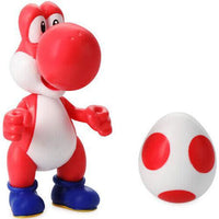 Red Yoshi with Egg Mario Nintendo Action Figure 2.5"