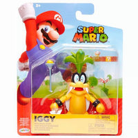 Iggy With Magic Wand Super Mario 4" Nintendo Action Figure