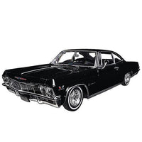 Welly Lowrider 1965 Cherolet Impala SS 396 Black with Brown Interior 1/24