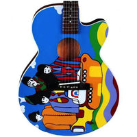 Fab Four "Yellow Submarine" Miniature Acoustic Guitar Replica Collectible